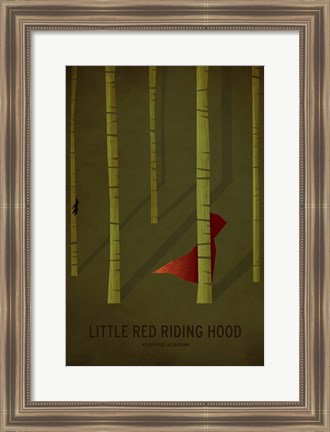 Framed Little Red Riding Hood Print