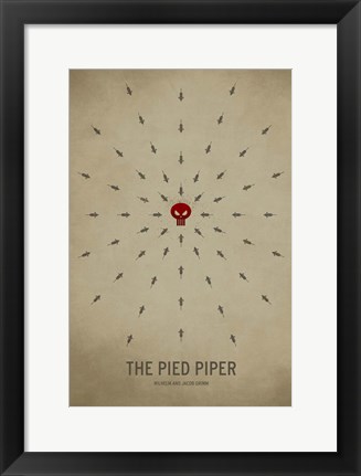 Framed Pied Piper Print