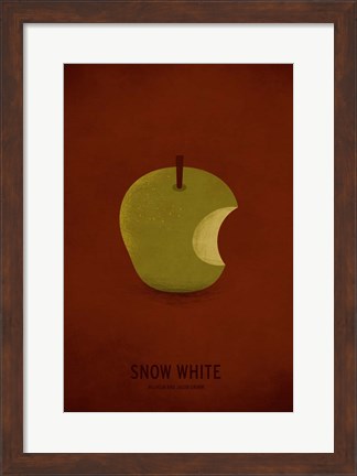 Framed Snow White Print