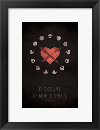 Framed Count of Monte Cristo Print