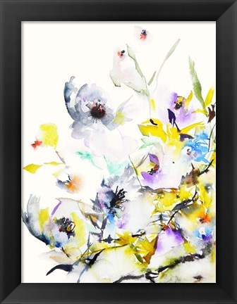 Framed Summer Garden V Print