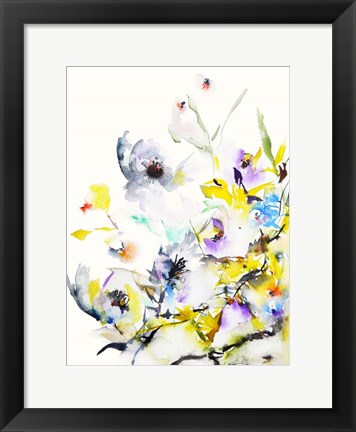 Framed Summer Garden V Print