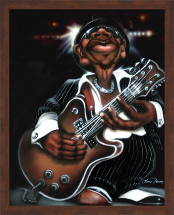 Framed Jazzman Cool Print