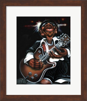 Framed Jazzman Cool Print