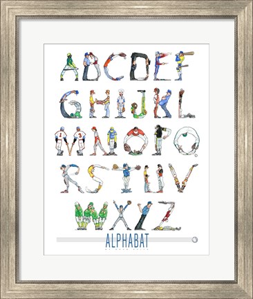 Framed Alphabat Print