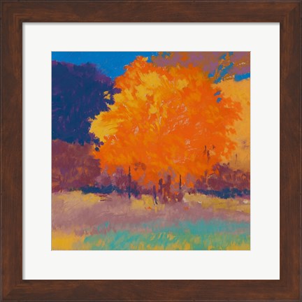 Framed Orange Maple Print