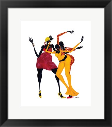 Framed Mamas Love Mambo Print