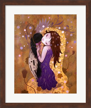 Framed After the Kiss Print