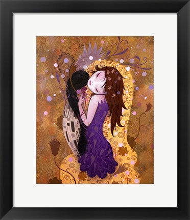 Framed After the Kiss Print