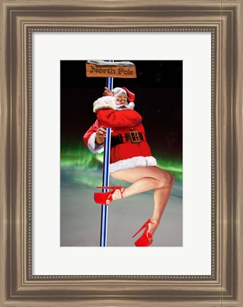 Framed North Pole Dancer Print