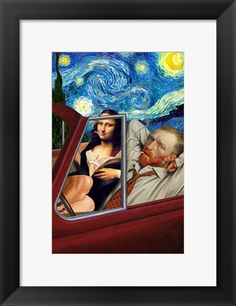 Framed Starry Night Print