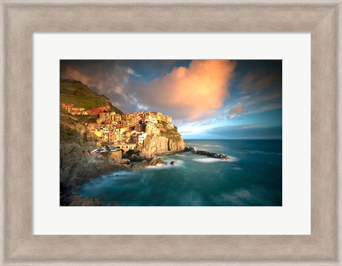 Framed Cinque Terre, Italia Print