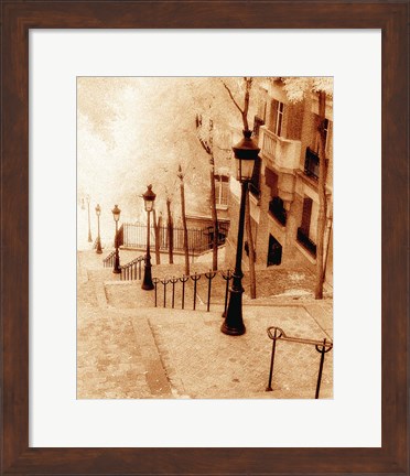 Framed Montmartre, Paris Print