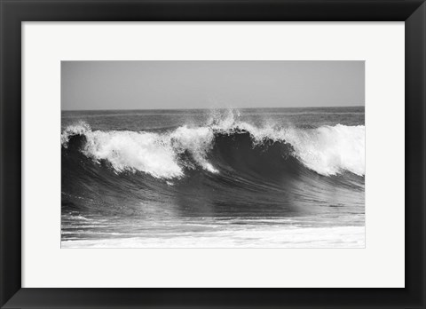 Framed Wave BW Print