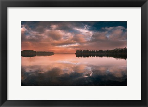 Framed Western Sunset Print