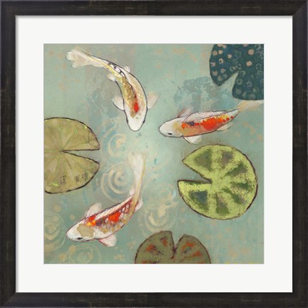 Framed Floating Motion II Print