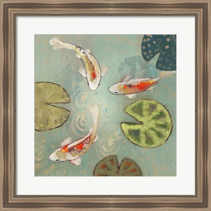 Framed Floating Motion II Print