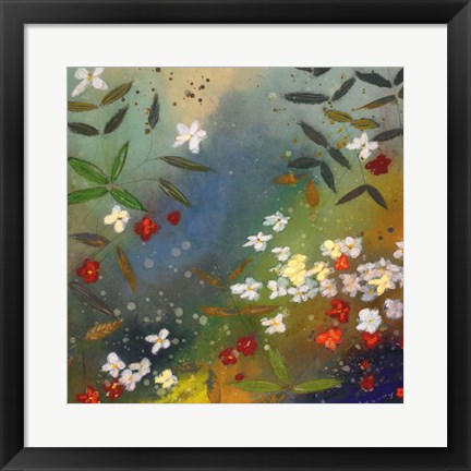 Framed Gardens in the Mist II Print