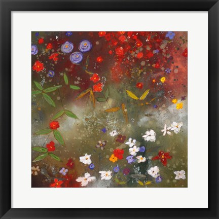 Framed Gardens in the Mist III Print