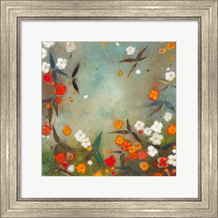 Framed Gardens in the Mist VII Print