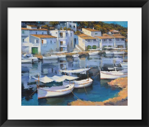 Framed Cala Figuera Print