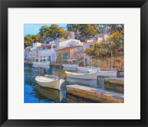 Framed Cala Figuera 24 Print