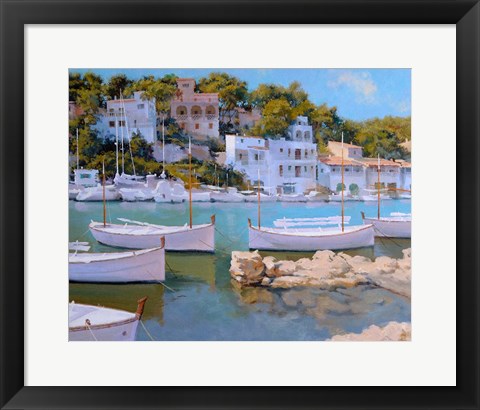 Framed Cala Figuera 32 Print