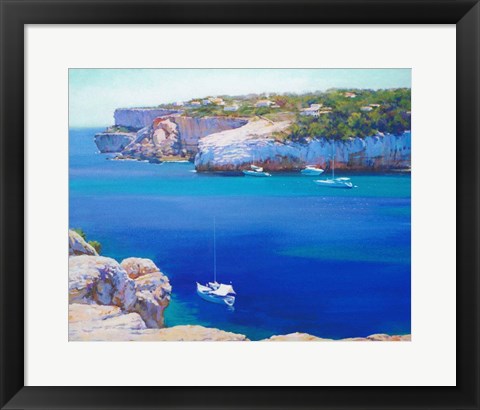 Framed Cala Llombards Print