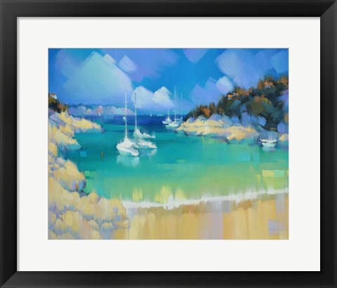 Framed Cala Llombards IV Print