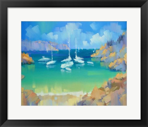 Framed Cala Llombards VI Print