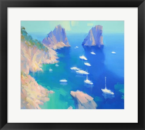 Framed Capri II Print