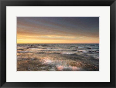 Framed Lake Superior Waves Print