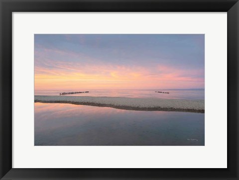 Framed Lake Superior Beach IV Print