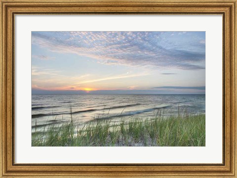 Framed Lake Michigan Sunset III Print