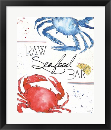 Framed Seafood Shanty II Print