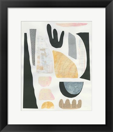 Framed Mixed Shapes V Print