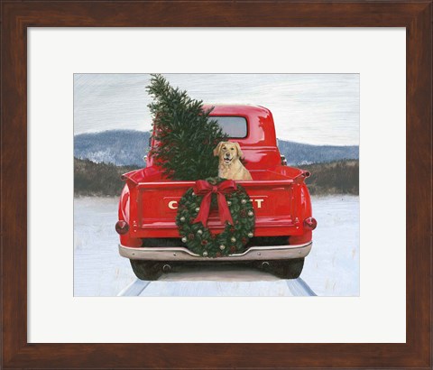 Framed Christmas in the Heartland IV Print