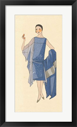 Framed Fashion Ladies III Print