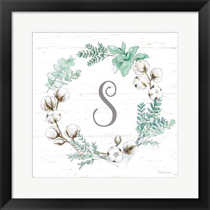 Framed Farmhouse Cotton XI Print