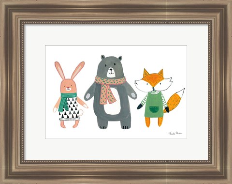 Framed Neighborhood Pals XII Print