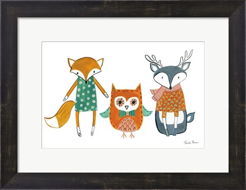 Framed Neighborhood Pals XI Print