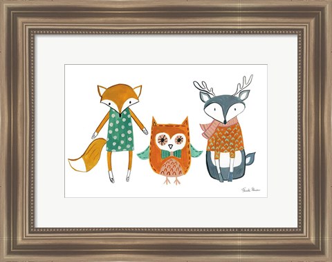 Framed Neighborhood Pals XI Print