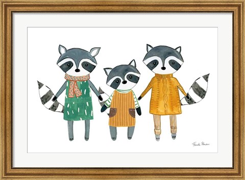 Framed Neighborhood Pals X Print