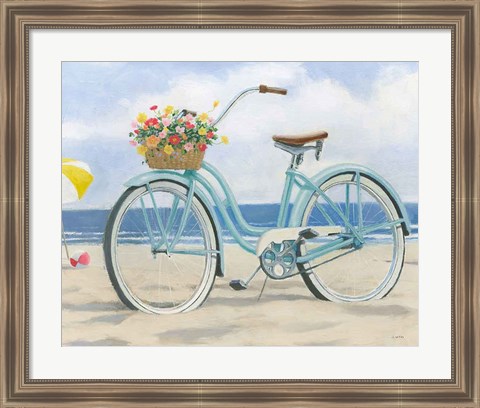 Framed Beach Time III Print