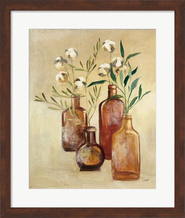 Framed Cotton Still Life II Print