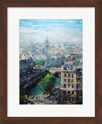 Framed Tower In The Distance Print