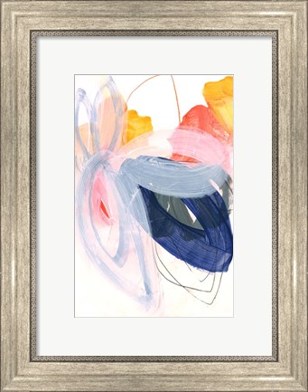 Framed Abstract Painting XVII Print