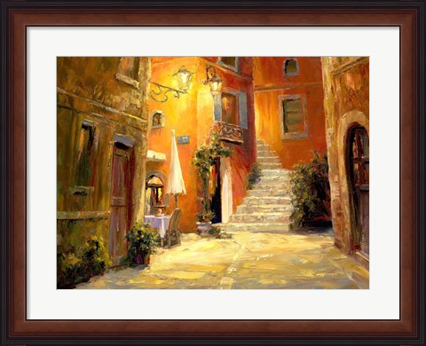 Framed Lighted Alley Print