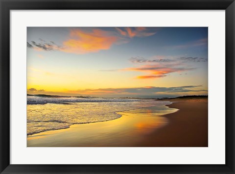 Framed Beach Dawn Print