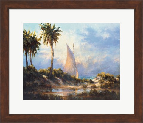 Framed Manasota Key Returning Print